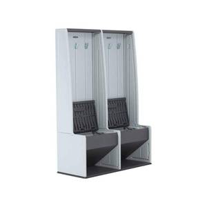 lot 6631 image: Lifetime Home and Garage Polyethylene Storage Locker  Freestanding for Adults and Children (60226) - Retail $179