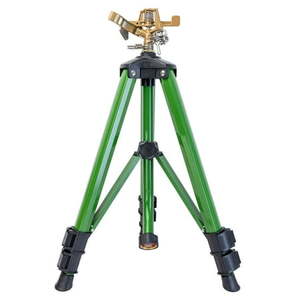 lot 6637 image: Orbit Zinc Adjustable Impact Tripod Watering Sprinkler