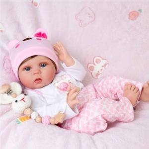 lot 7220 image: Lifelike Reborn Baby Dolls, 22 Inch Realistic Baby Doll