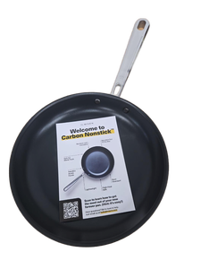 lot 7244 image: Carbon Nonstick Skillet - Ultra-Durable Nitrided Surface 8 Inch