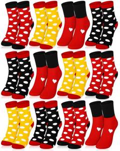 lot 7730 image: 12 Pairs Funny Cartoon Mouse Socks