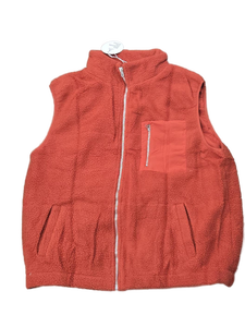 lot 7732 image: Womens Fleece Vest Button Down -Size Large