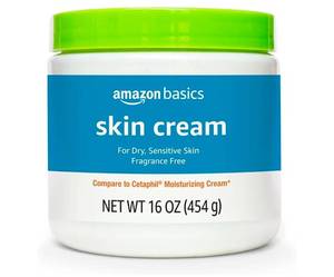 lot 7770 image: Amazon Basics Ultra Moisturizing Skin Cream for Dry & Sensitive Skin, Dermatologist Tested, Fragrance Free, 16 Ounce, 1 Pound (Pack of 1) (Previously Solimo)