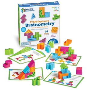 lot 13205 image: Learning Resources STEM Explorers Brainometry 3d Puzzle Brainteaser Ages 5