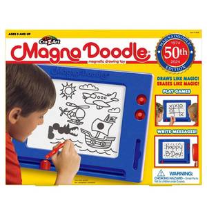 lot 13208 image: Cra-Z-Art Retro Magna Doodle Magnetic Activity Surface with Stylus, Stencils