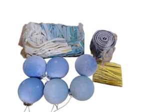 lot 13266 image: Syhood 38 Pcs Christmas Velvet Ornaments Decor Kit 2.36 18 Pcs