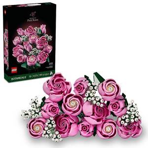 lot 15816 image: LEGO Botanicals Bouquet of Pink Roses 10374 - Retail $80