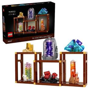 lot 15820 image: LEGO Ideas Mineral Collection Building Set for Adults - 21362 - Retail $80