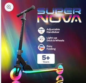 lot 15834 image: Melo Super Nova Light-Up Kids Scooter - Retail $60