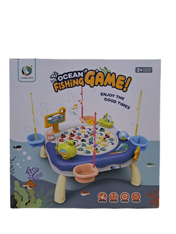 lot 4556 image: Lihang Toys Ocean Fishing Game Play Set for Ages 3 and Up