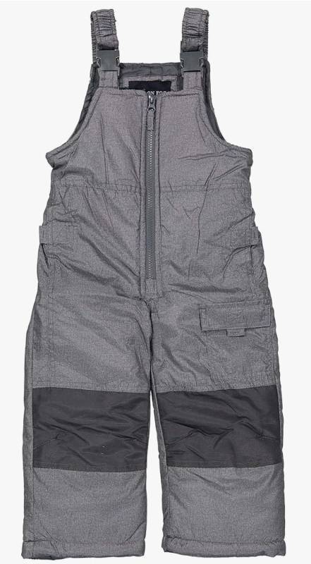 lot 7235 image: London Fog Boys Classic Heavyweight Snow Bib Ski Pant Winter Snowsuit 2T