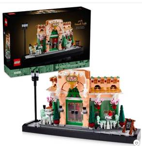 lot 1550 image: LEGO Icons French Cafe� Paris Home Decor Kit 10362 - Retail $80