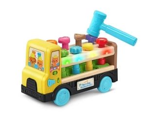 lot 1562 image: LeapFrog Tap-a-Peg Wooden Truck Wood with Accessories, Baby and Toddler Toys