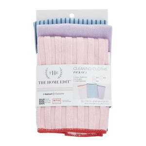 lot 6666 image: The Home Edit Multi Cleaning Cloth Set  3-Piece