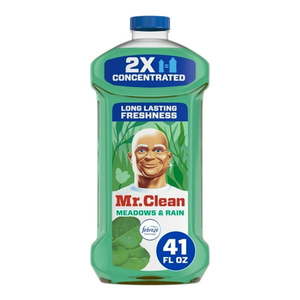 lot 6687 image: Mr. Clean 2X Concentrated Multi Surface  All Purpose Cleaner  Febreze Meadows & Rain Scent 41 fl oz