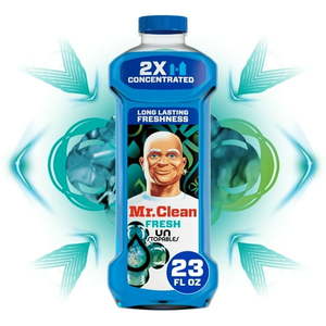 lot 6693 image: Mr. Clean 2X Concentrated Multi Surface  All Purpose Cleaner with Unstopables Fresh Scent 23 fl oz