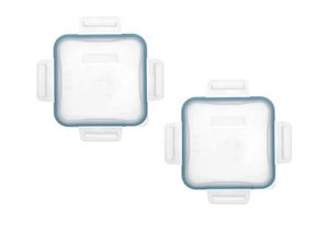 lot 6697 image: Snapware 8704-PC 4 Cup Total Solutions Lid WBlue Spruce Gasket (4-Pack)