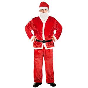 lot 7256 image: 3 Count of Santa Claus Costume -AdultL