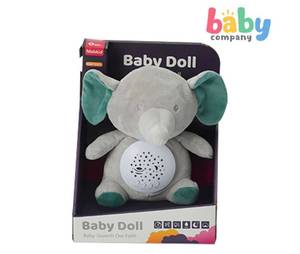 lot 13282 image: Baby Company Baby Plush Comfort Projector Plush - Elephant