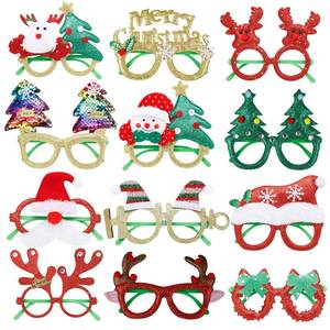 lot 13284 image: 12Pcs Christmas Glasses -Party Favors