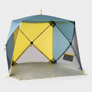 lot 13303 image: Beach Shelter Yellow - 4 Hub Shelter - Embark Outdoor Sun Protection, UPF 50