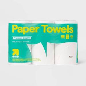 lot 15843 image: Make-A-Size Paper Towels - 6 Triple Rolls - 2-Ply - 150 Sheets - up&up