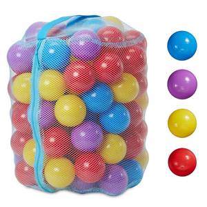 lot 15847 image: Little Tikes Balls for Kids with Reusable Mesh Bag - 100pcs