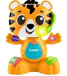 lot 16996 image: Fisher-Price Link Squad Bop & Groove Tiger Baby Learning Toy with Music & Lights