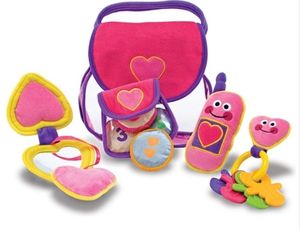 lot 16997 image: Pretty Purse Fill and Spill Toddler Toy