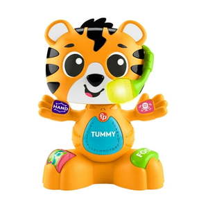 lot 6734 image: Fisher-Price Link Squad Bop & Groove Tiger Baby Learning Toy with Music & Lights
