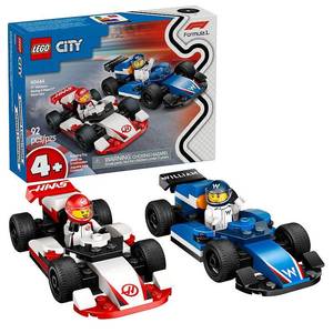 lot 6768 image: LEGO City F1 Williams Racing & Haas F1 Race Car Toys - Car Building Toy Set for Kids  Boys and Girls  Ages 4