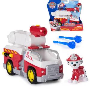 lot 6777 image: PAW Patrol Fire Rescue Marshalls Rescue Fire Engine with Figure, Launcher & Accessories