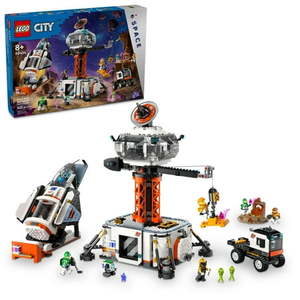 lot 6820 image: LEGO City Space Base and Rocket Launchpad 60434 - Retail $108