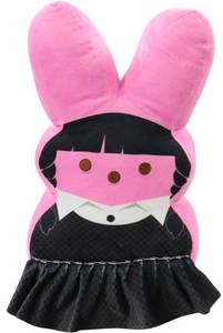 lot 7865 image: Animal Adventure  15 Pink Emo Shaggy Bunny Peeps Plush