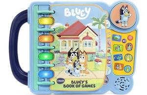 lot 13352 image: VTech Bluey Blueys Book of Games Baby and Toddler Toys (PAGES SLIGHTLY BENT)
