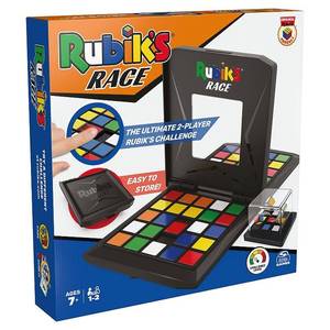 lot 13355 image: Rubiks Race Ace Edition Classic Fast-Paced Puzzle Strategy Sequence Two Player Board Game for Kids & Adults Ages 8 Exclusive