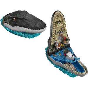 lot 15913 image: Jurassic World Rebirth Deluxe Mosasaurus Playset, 7 Interactive Features & Sound FX, 6 Micro Figures