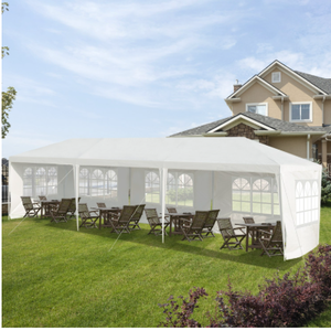 lot 15956 image: CANOPY OUTDOOR WHITE PARTY TENT tent # G666-G58000174 111.5x18x22cm - Retail $129