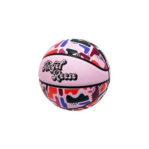 lot 6887 image: Angel Reese Artistic 28.5 Basketball Pink