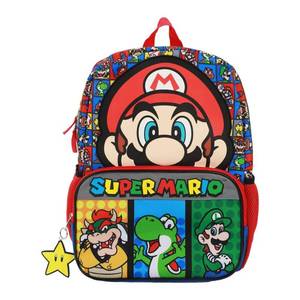 lot 6898 image: Super Mario Kids 14.4L Single Backpack - Blue