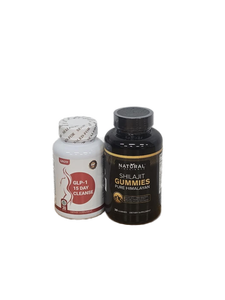 lot 7898 image: Natural Wellness Supplement Bundle 15 Day Cleanse- Best By 9132026 Shilajit Gummies- Best By 042028