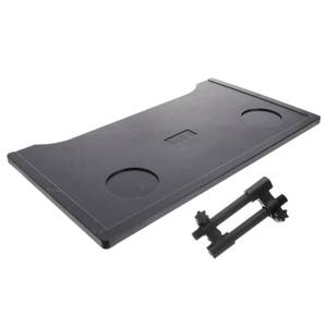 lot 7926 image: Detachable Wheelchair Tray Table with Cup Holder Portable Accessory for Adults Ideal for Eating Reading and Everyday Use Compatible with Most Wheelchairs