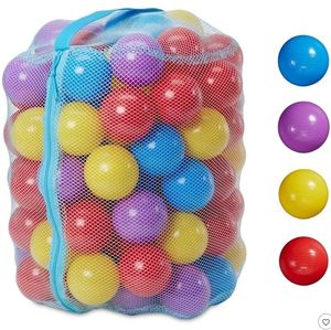 lot 14000 image: Little Tikes Balls for Kids with Reusable Mesh Bag - 100pcs