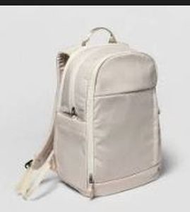 lot 14002 image: PACK OF 3-17.5 life style Backpacks- white  - Retail $90