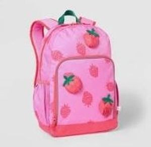lot 14003 image: Cat & Jack Kids classic backpack strawberry