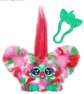 lot 15946 image: Furby Furblets Pep-Mint Mini Holiday Friend, Electronic Plush Toy, Stocking Stuffers for Kids 6 and up