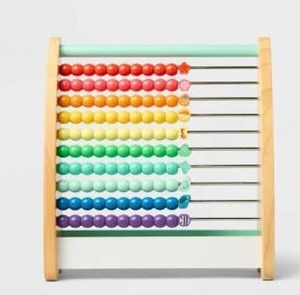 lot 15950 image: Rainbow Wooden Counting Abacus