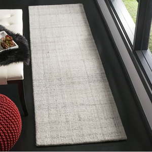 lot 6967 image: Safavieh Abstract Bailey Striped Runner Rug  Light Gray  2  x 10 - Retail $90