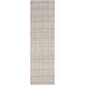 lot 6969 image: Safavieh Abstract Bailey Striped Runner Rug  Light Gray  2 6  x 6 - Retail $70