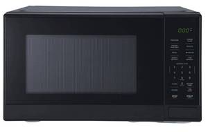 lot 13417 image: Mainstays 1.1 cu ft Microwave Oven in black